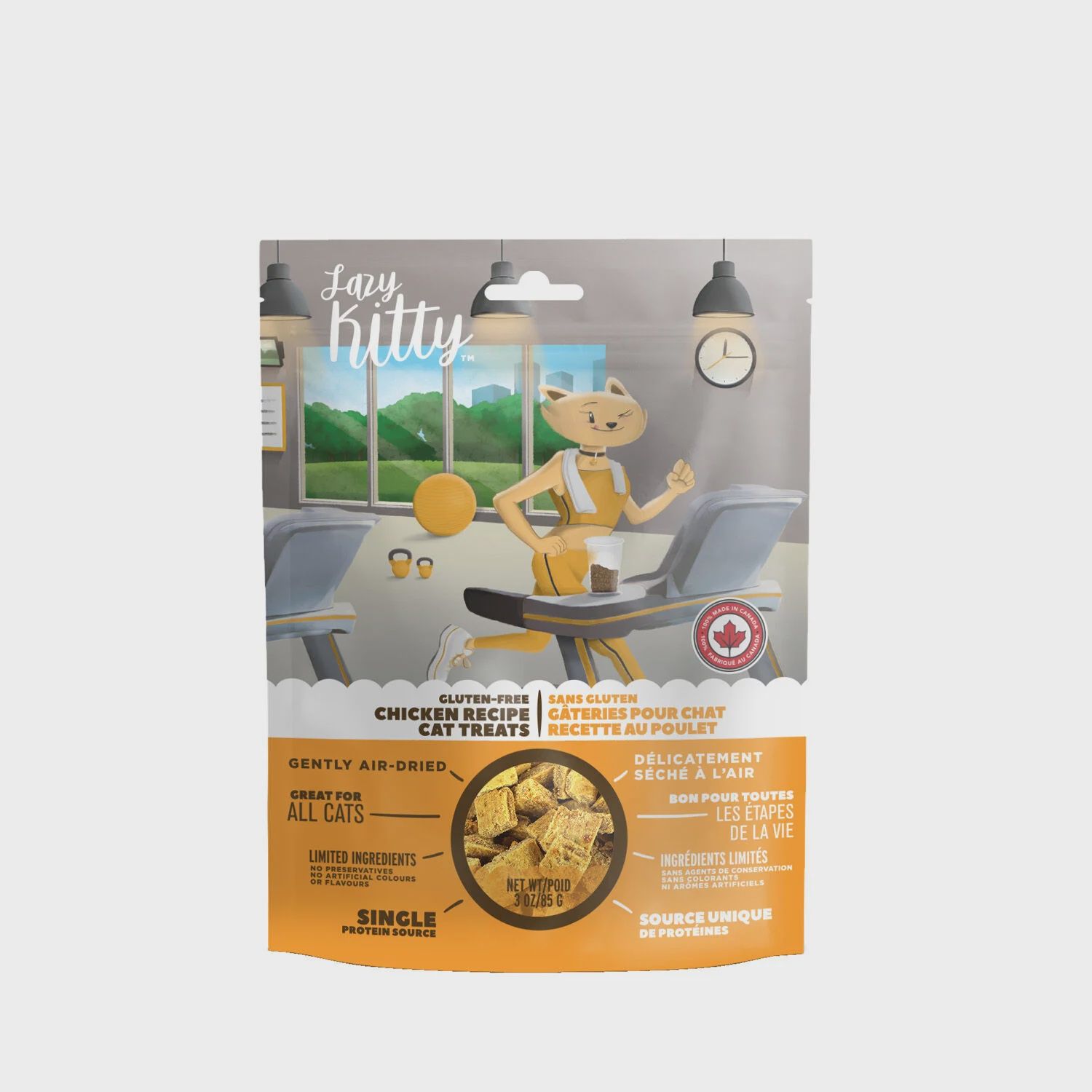 Lazy kitty - Gâterie tendre pour chat / Poulet sans grain - 3oz