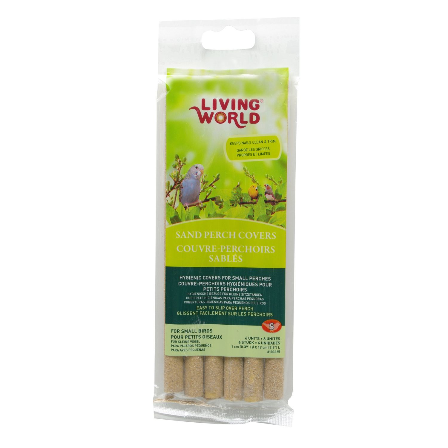 Living world - Couvre perchoir en papier sablé