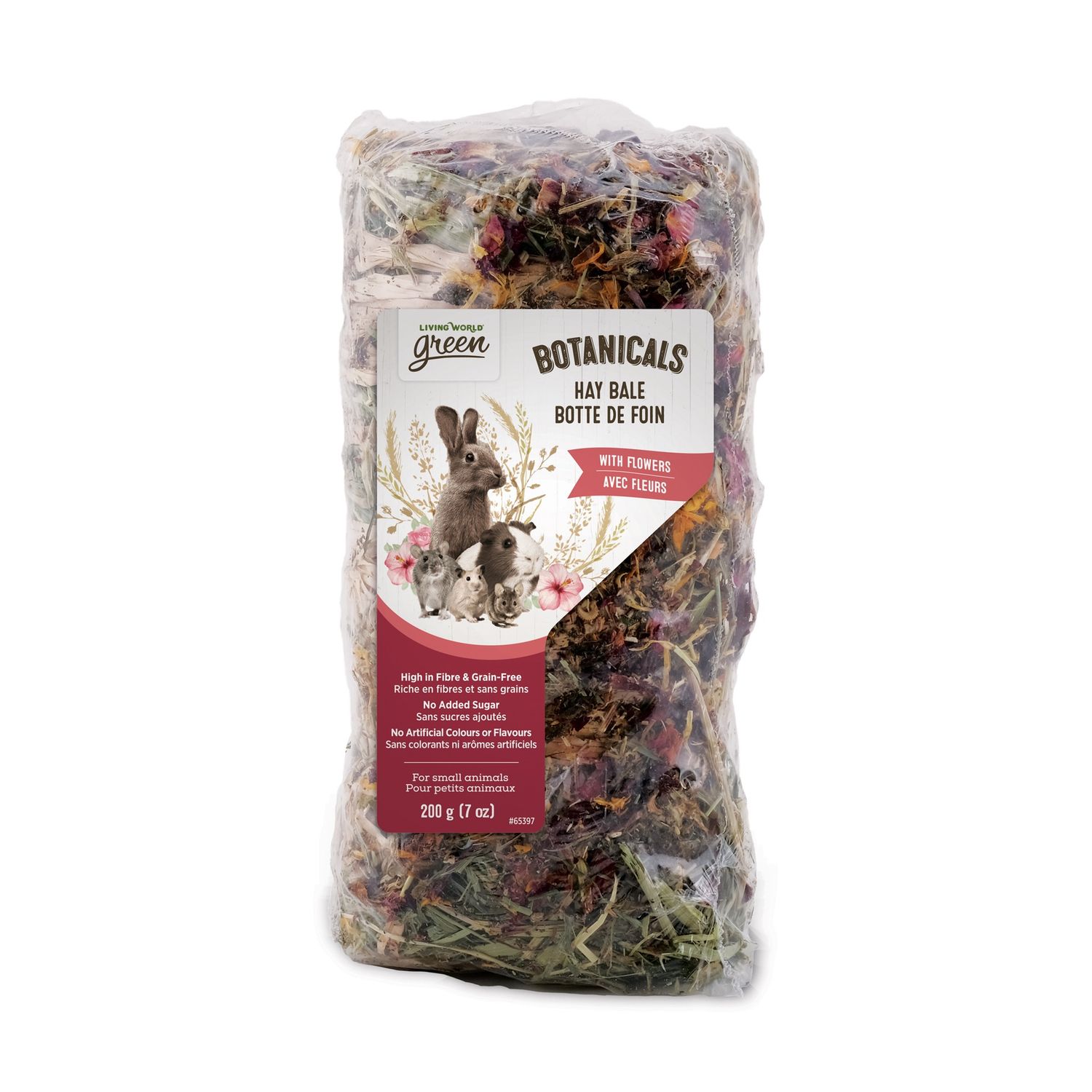 Living World - Botte de foin botanicals / Fleurs - 200g