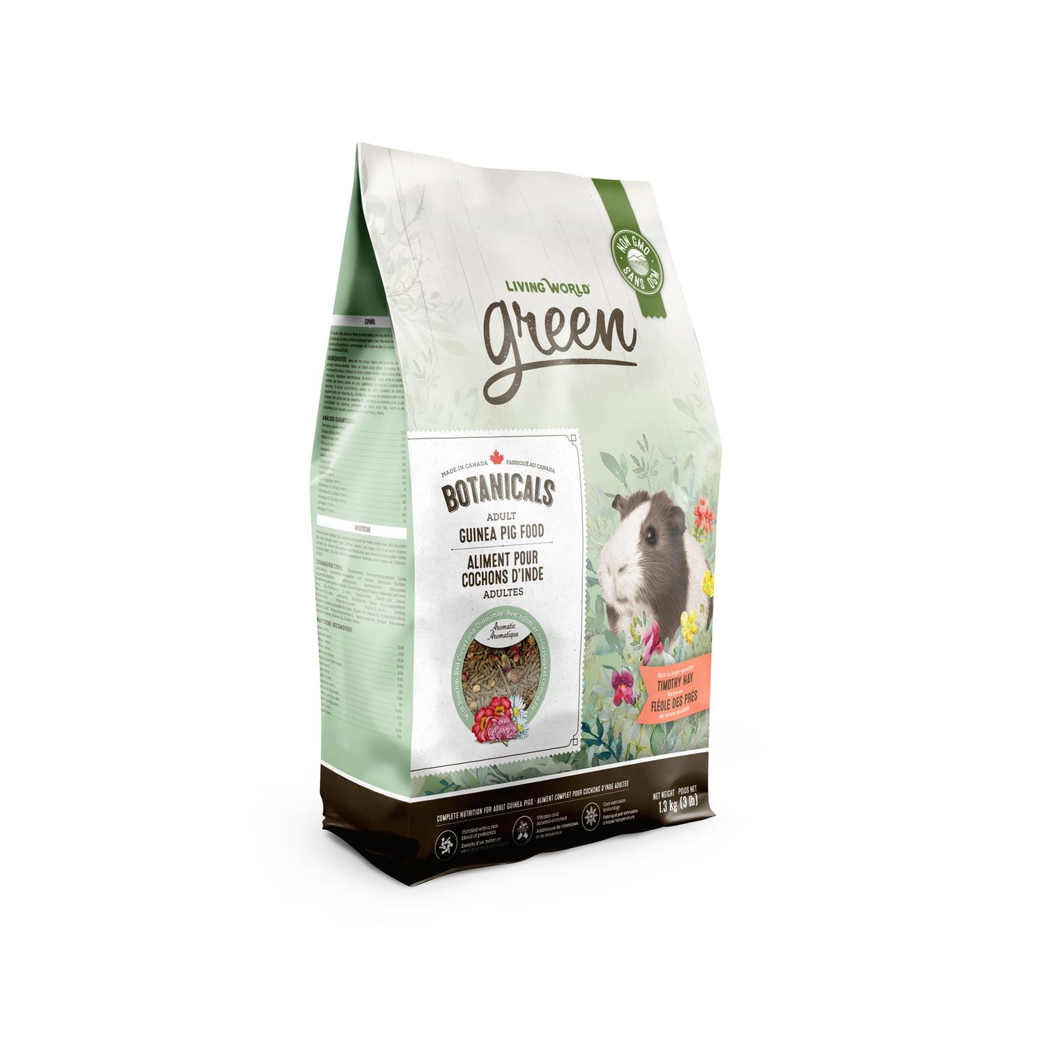 Living World Green Botanicals - Cochon d&#39;Inde adulte / 1.3kg (3lb)