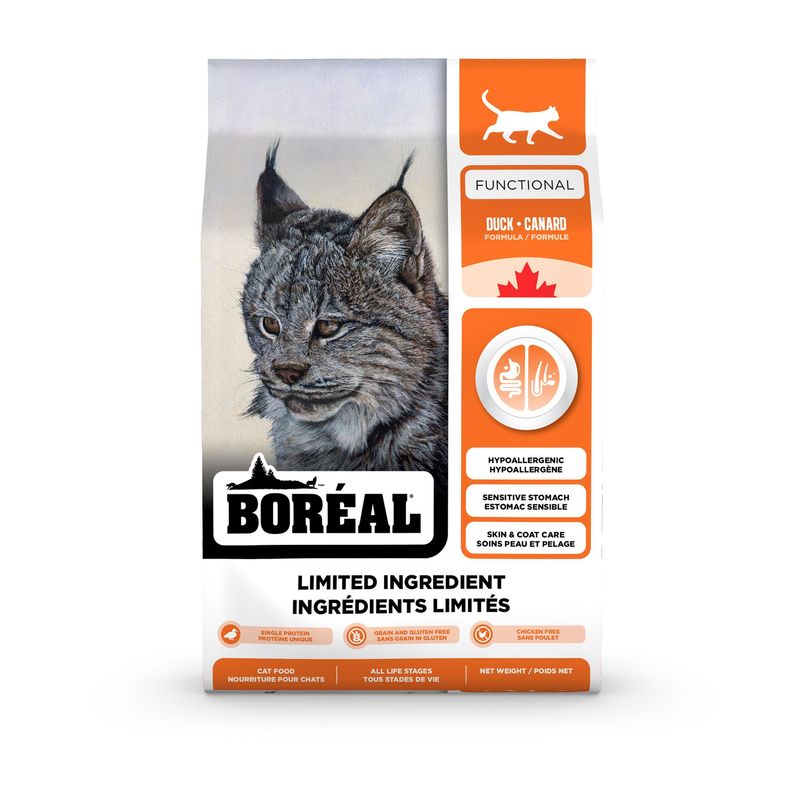 Boréal Functional - Nourriture à ingrédients limités pour chat / Canard