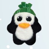 Kong Snuzzles jouet pour chien - Pingouin des fêtes