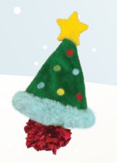 Kong Crackles jouet pour chat - Sapin de Noël