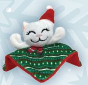 Kong Holiday Crackles Santy Kitty - Chat Père Noël