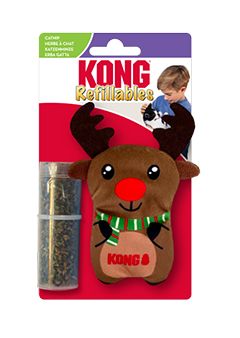 Kong Holiday jouet pour chat - Renne remplissable