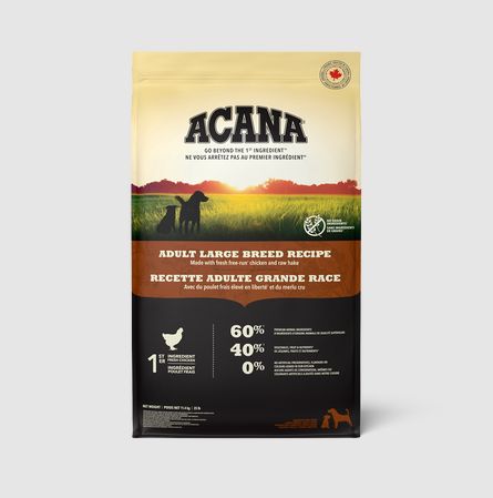 Acana Classique - Nourriture pour chien adulte grande race / 17 kg