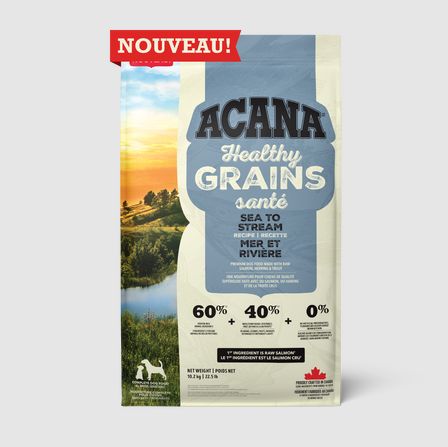 Acana Grains Santé - Nourriture pour chien adulte / Mer &amp; Rivière, Format: 1.8 kg
