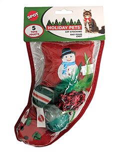 Spot - Bas de Noël pour chat / 5 jouets assortis