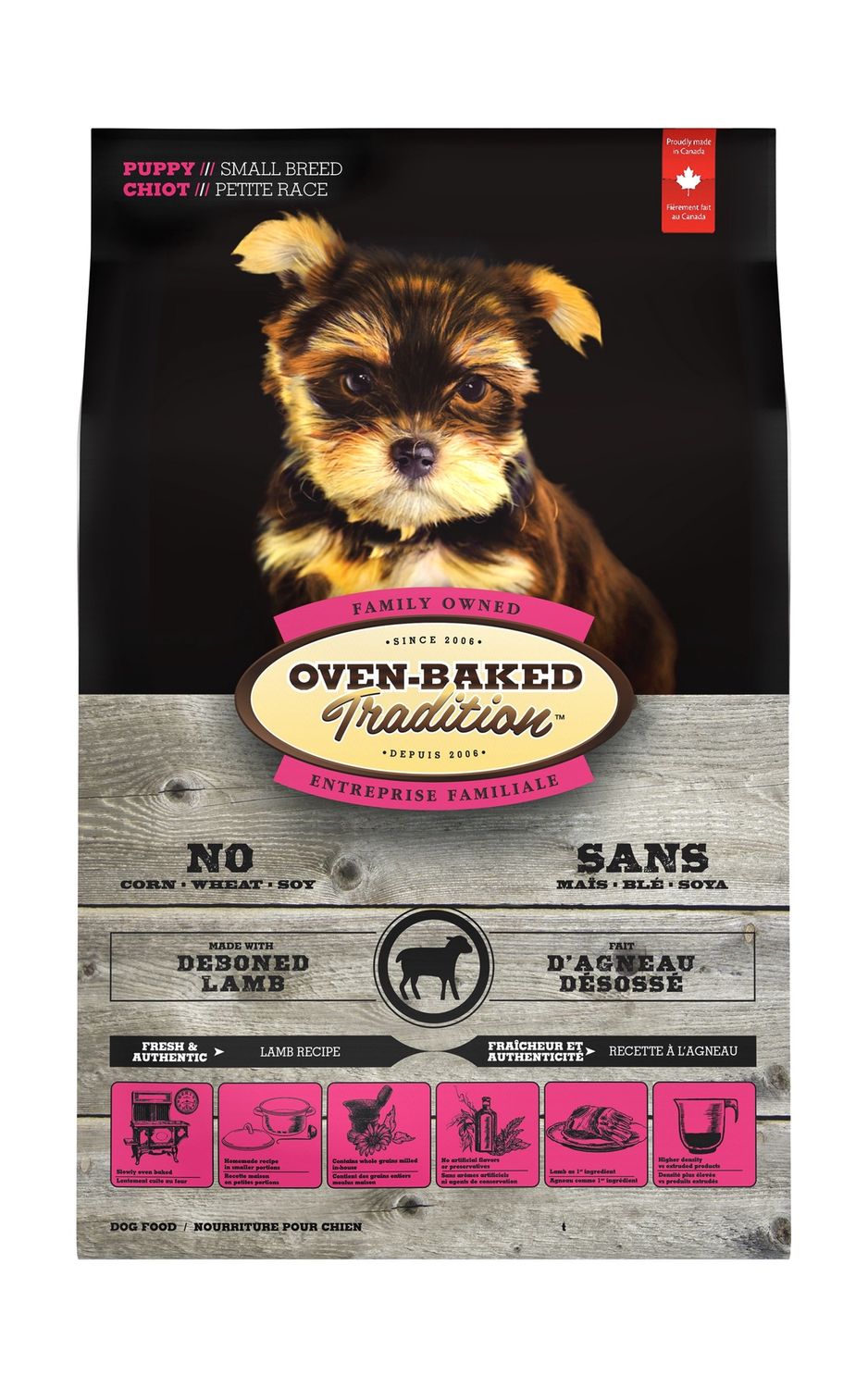 OBT Nourriture pour chiot de petite race - Agneau, Format: 5 lb