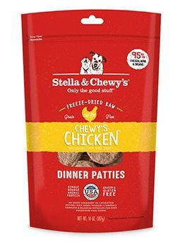 Stella &amp; Chewy&#39;s Galettes-repas pour chien poulet 14oz