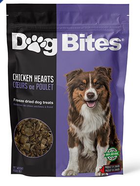 Dog Bites - Cœurs de poulet, Format: 175 g