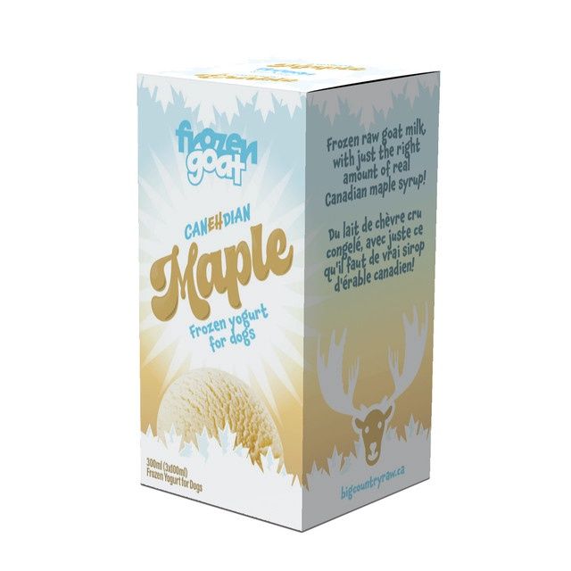 BCR -  Yogourt glacé - Lait de chèvre au sirop d'érable canadien (300ml)