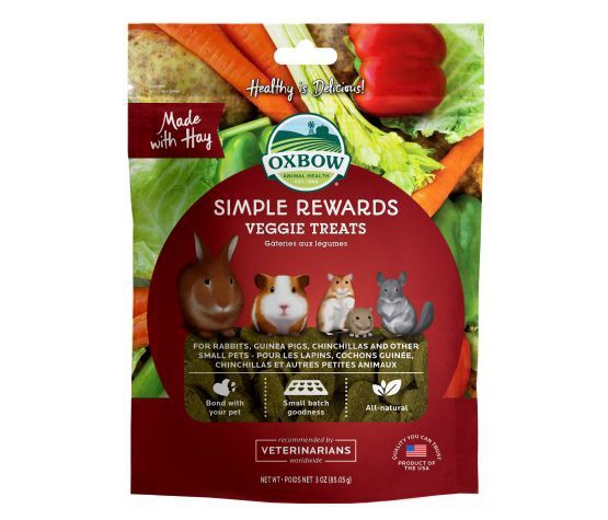 Oxbow Simple Rewards - Gâteries pour rongeurs / Légumes (2oz)