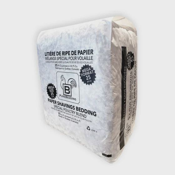 Ripe de papier pour volaille - 2.8 pi cu