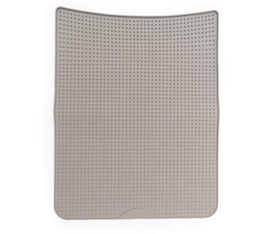 Messy Cats - Tapis De Litière En Silicone, Couleur: Gris