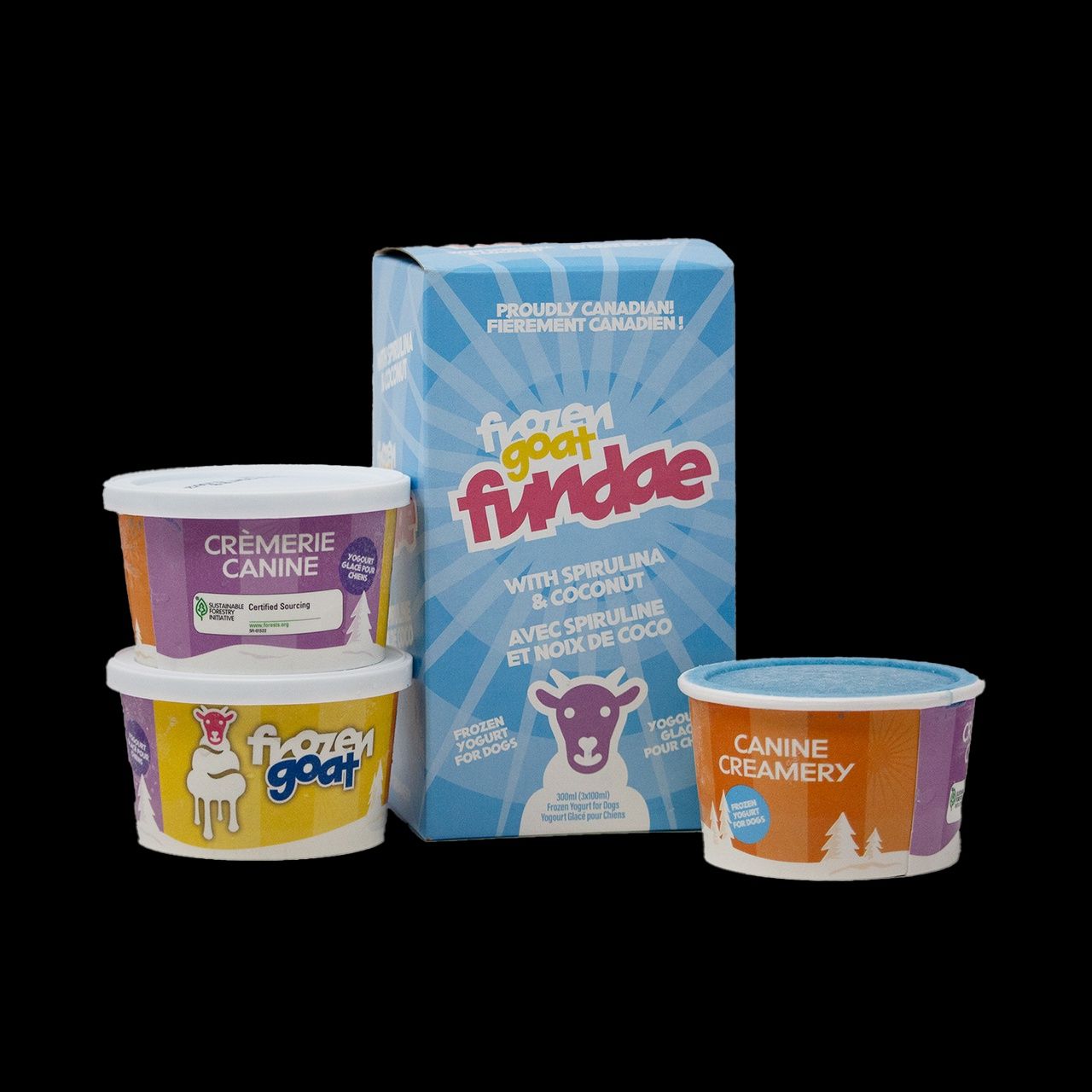 Frozen Goat Fundae - Yogourt glacé pour chien
