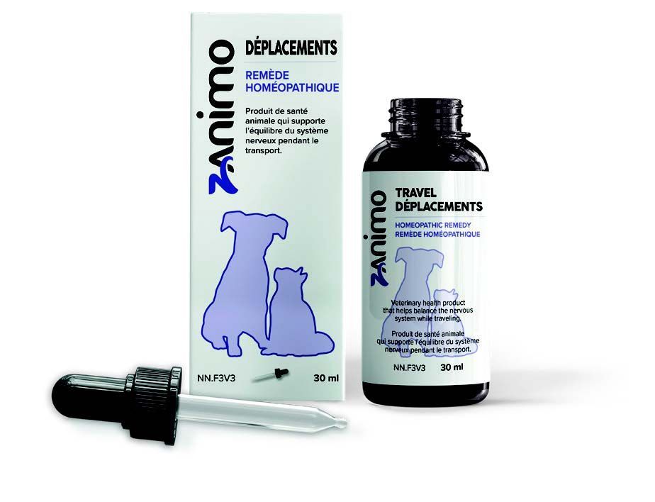 Zanimo Déplacements - Remède homéopathique pour chien et chat / 30ml