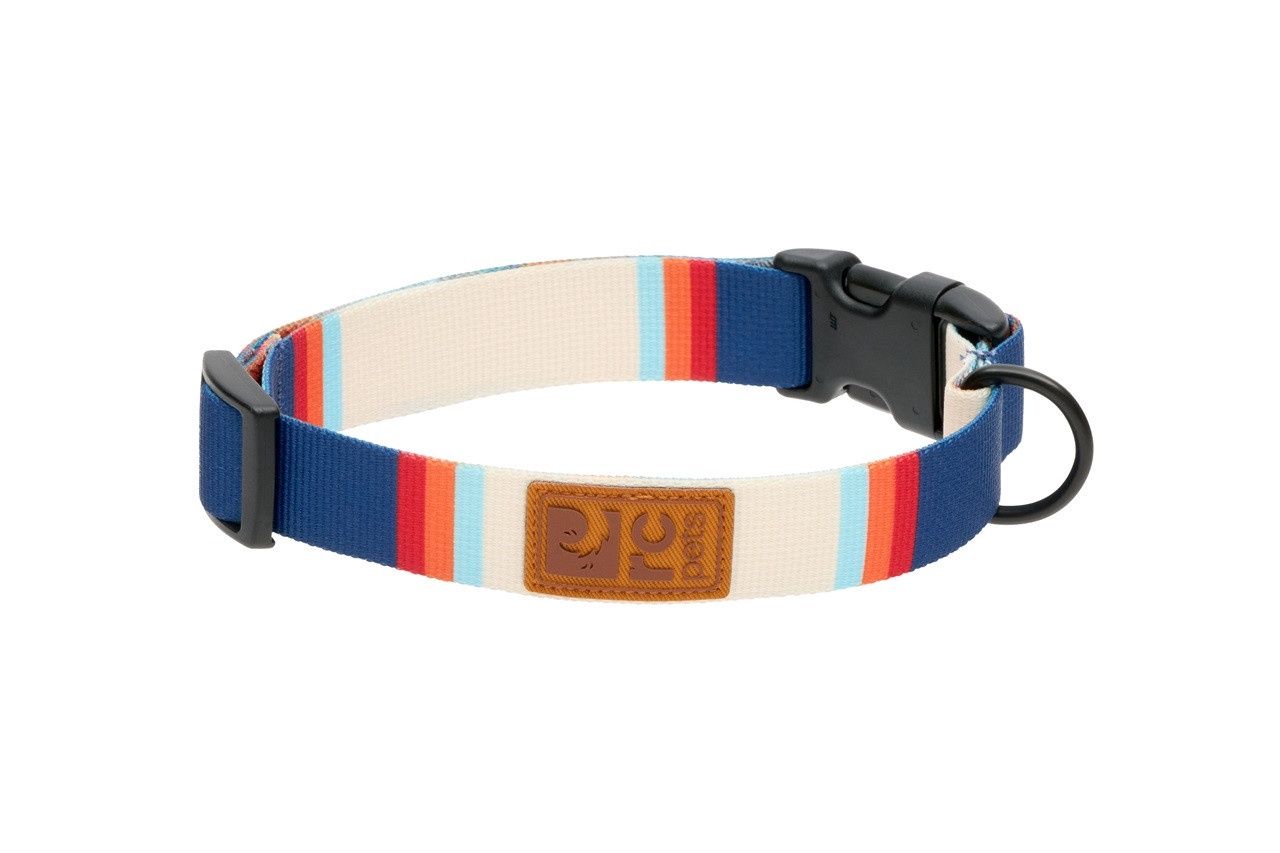 RC Pets - Collier Éco à clip / Bande côtière (Coastal Stripe), Taille: Petit - 3/4 po