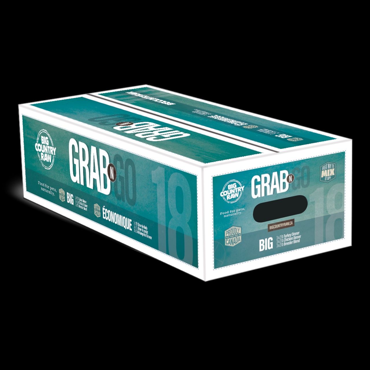 BCR Grab N Go Big - Boîte économique 18 lb
