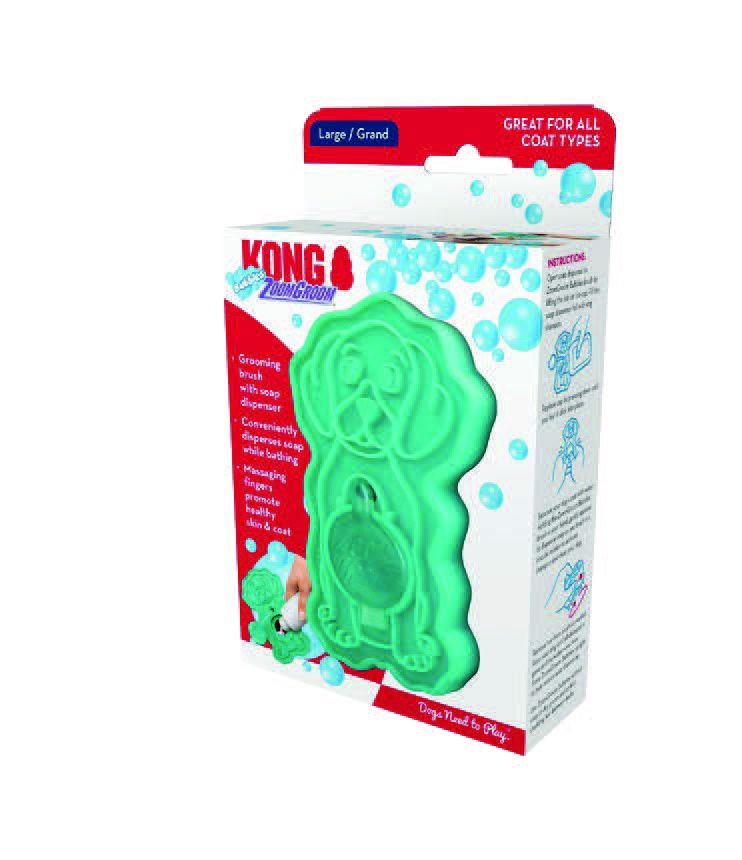 ZoomGroom - Brosse avec distributeur de savon