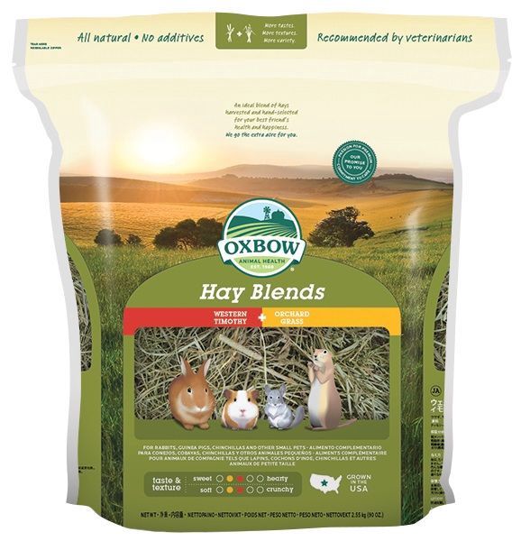 Oxbow - Mélange de foins Timothy Occidental et de verger, Format: 90 oz