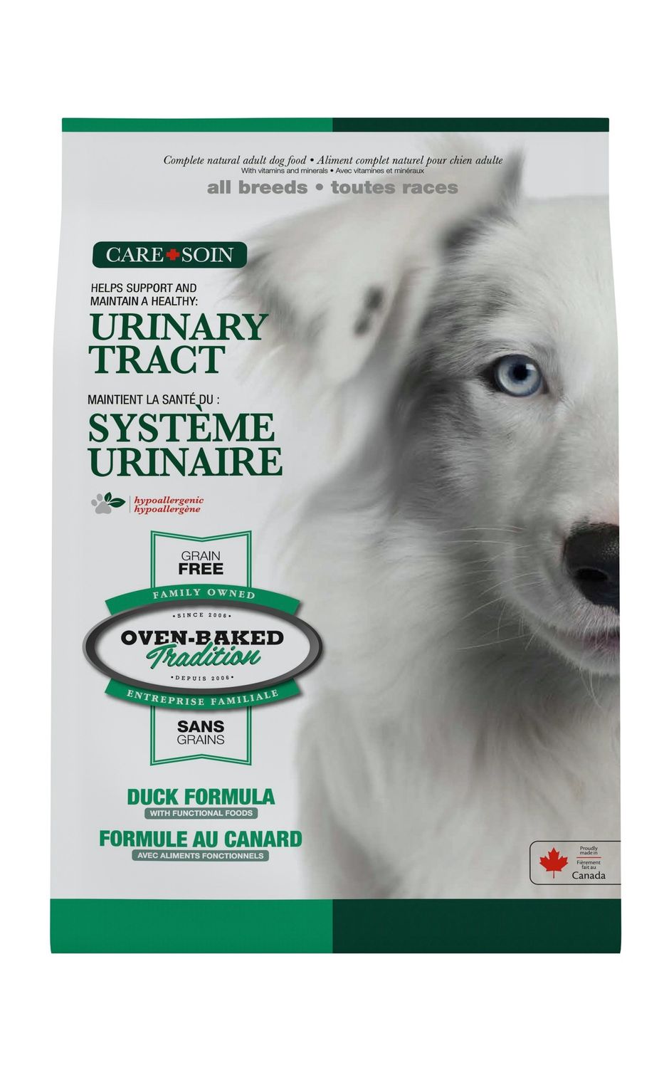 OBT Nourriture sans grains pour chien / Système urinaire - Canard 20 lb