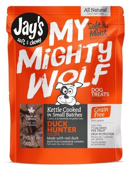 Jay&#39;s My Mighty Wolf - Gâteries pour chien / Canard, Format: 150 g
