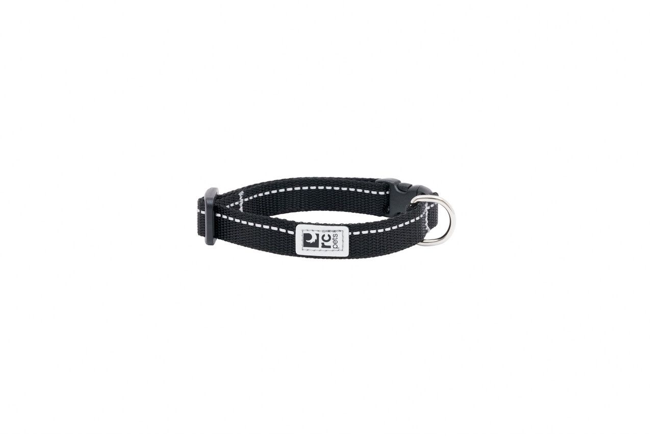 RC Pets - Collier Primary pour petit chien, Taille: XXS/TTP, Couleur: Noir
