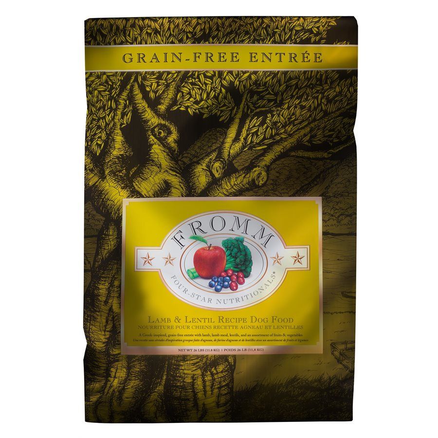 Fromm Four-Star Chien - Toutes étapes de vie / Agneau &amp; Lentilles sans grains