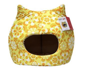 Ruff Love - Niche Cozy pour chat / Floral 17&quot; x 17&quot;