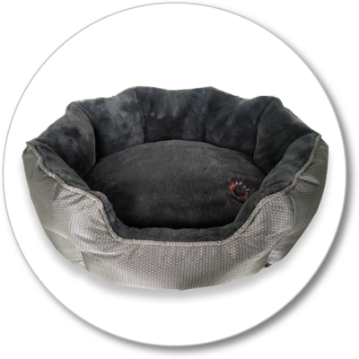 Thermoswitch - Lit Santorini réversible toutes températures / Noir&amp;Gris