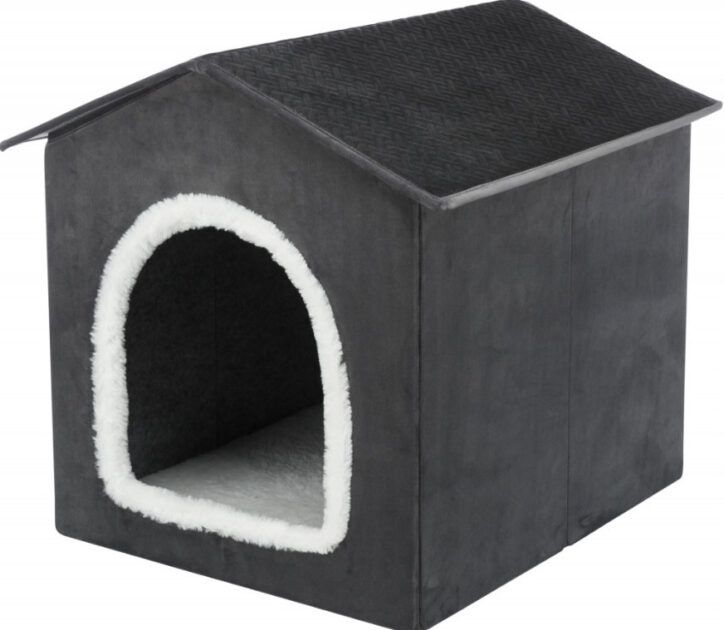 Abri LIVIA 50x50x54 cm - Gris/Blanc