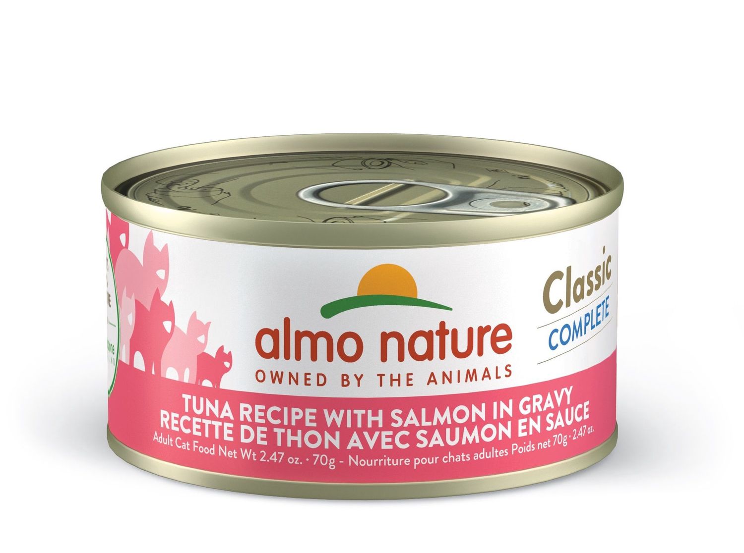 Almo Classic Complete chat - Thon avec saumon en sauce / 70g