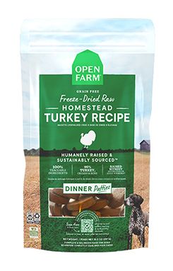 Open Farm - Galettes-repas lyophilisées de dinde, Format: 10.5 oz (297 g)