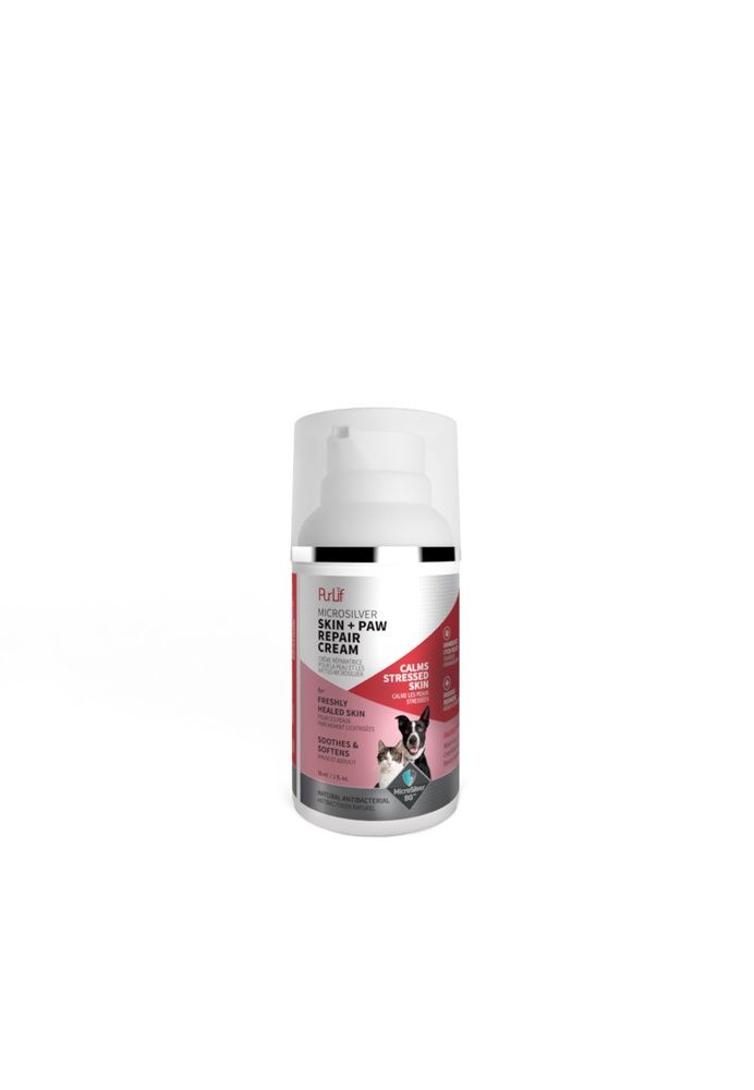 PurLif Microsilver - Crème réparatrice peau et pattes, 30 ml