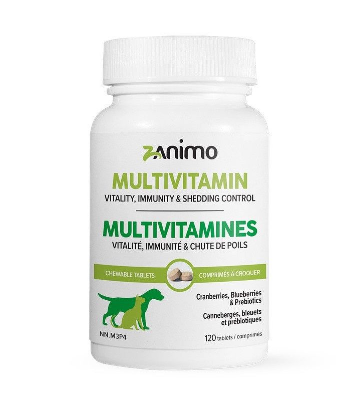 Zanimo Multivitamines - Chute de poils avec prébiotiques / 120 comprimés