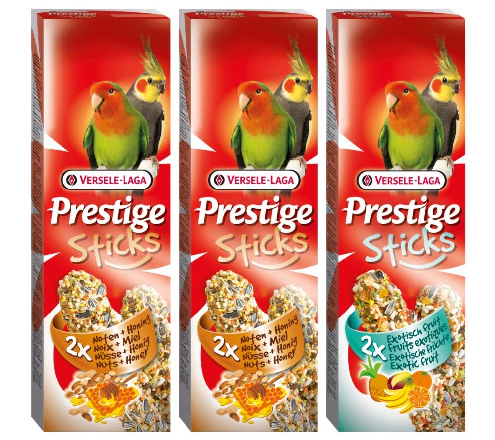 VL Prestige Sticks 2+1 assortis / Grandes perruches