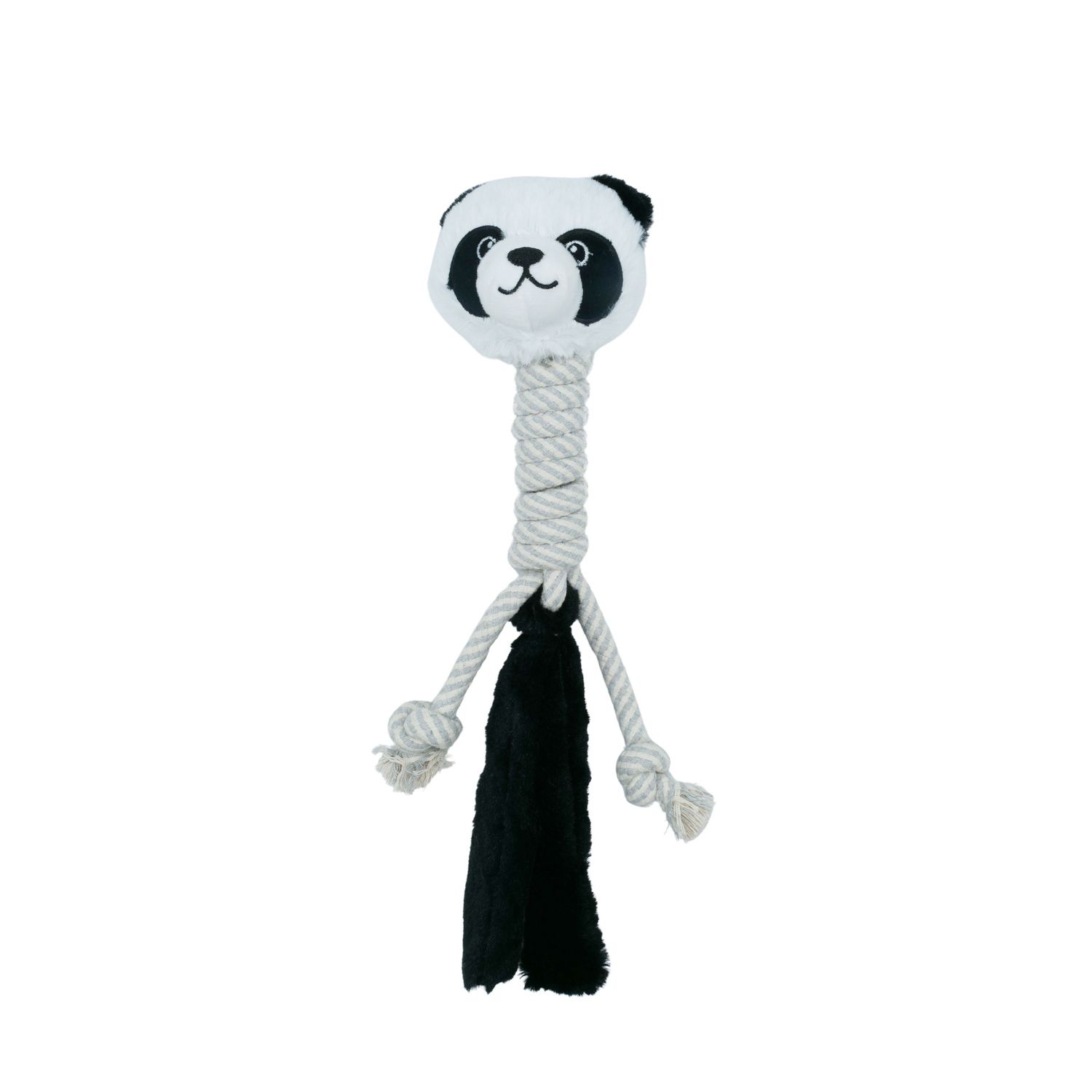 Bud&#39;z - Peluche avec corde pour chien / Panda à long cou 15&quot; (45 cm)