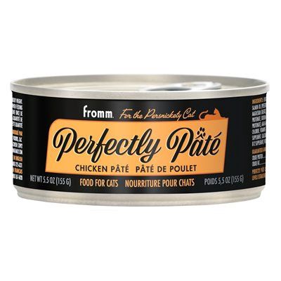 Fromm Perfectly Pâté - Conserve pour chat / Pâté de poulet 5.5 oz (155 g) Fromm Perfectly Pâté - Conserve pour chat / Pâté de poulet 5.5 oz (155 g)