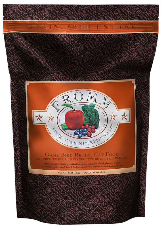 Fromm Four-Star Chat - Toutes étapes de vie / Gibier à plumes sans grains
