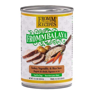 Frommbalaya - Ragoût pour chiens / 12 oz, Saveur: Dinde, légumes et riz