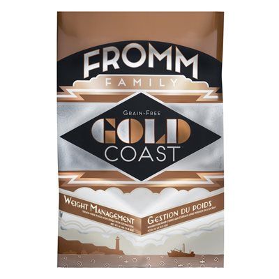 Fromm Gold Coast - Chien contrôle du poids / Poisson blanc sans grains, Format: 26 LB (11.8 KG)