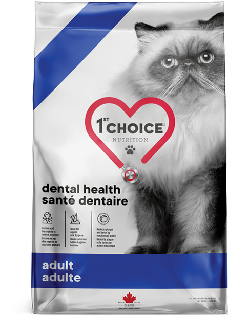 1st Choice - Chat adulte santé dentaire/Poulet, Format: 4 KG