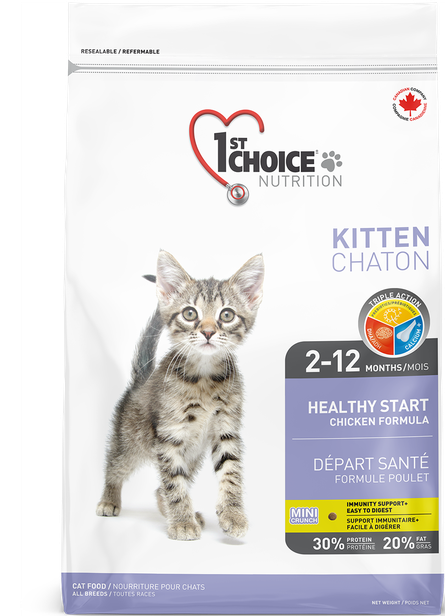 1st Choice - Chaton / Poulet, Format: 2.72 kg (6 lb)