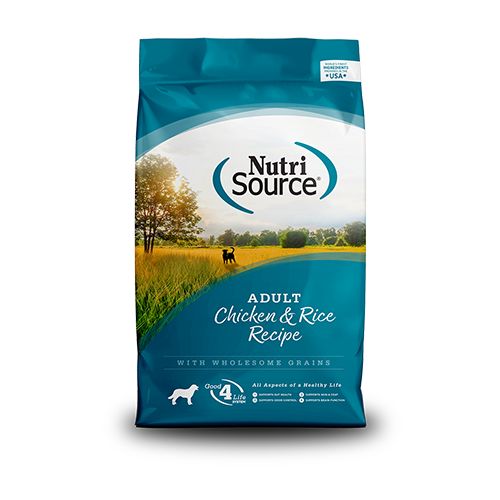Nutrisource - Chien adulte / Poulet et riz, Format: 26 lb