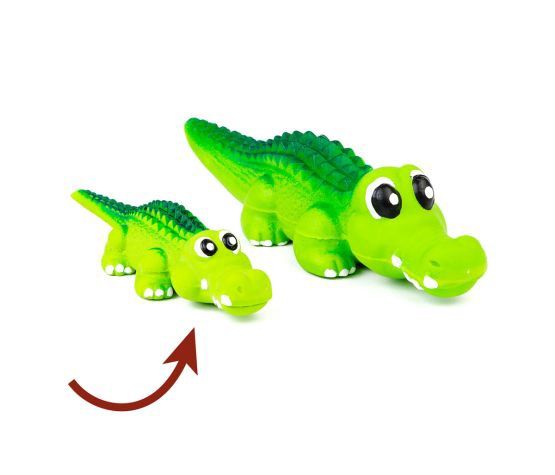 Bud'z - Jouet en latex pour chien / Alligator, Taille: Petit (5,9 po / 12 cm)