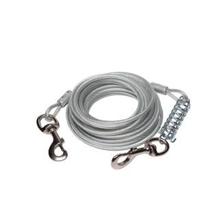 Bud'z - Câble d'attache avec ressort, Longueur: 30 pi, Poids maximum: 160 lb