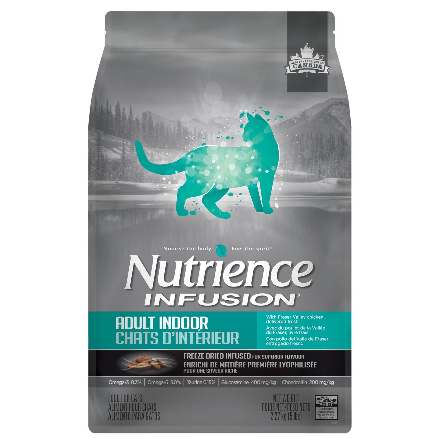 Nutrience - Infusion chat d'intérieur/Poulet, Format: 2.27 kg (5 lb)