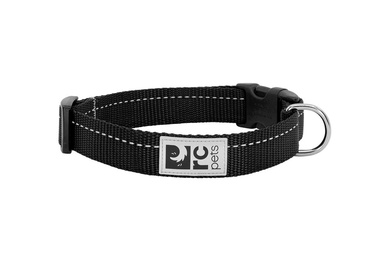 RC Pets - Collier Primary de base pour chien, Couleur: Noir, Taille: XXS