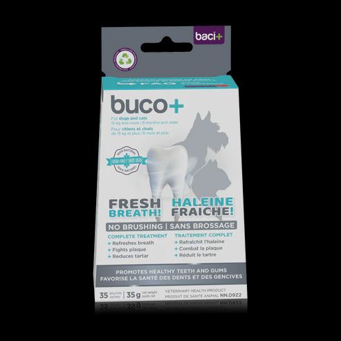 Baci+ Buco+ 150 mg - Soins dentaires pour chiens de plus de 15 kg, Format: 35 g